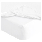 Nap Protector Impermeable, Colchón Tamaño Individual Color Blanco Diseño De La Tela Liso