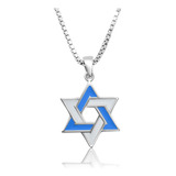 Nanostyle Collar De Estrella De David Con Colgante Hebreo ' 