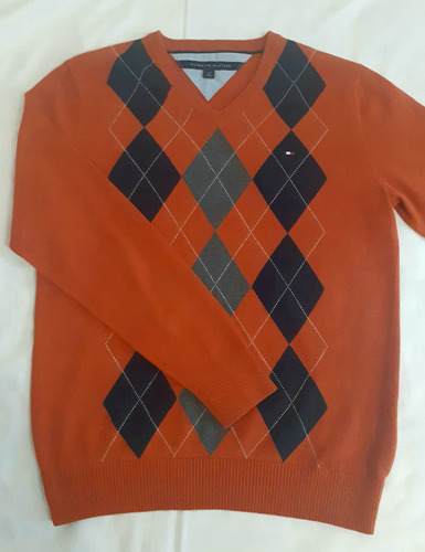 Sweater Tommy Hilfiger Hilo Algodón Talle S Hombre