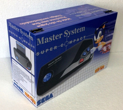 Caixa Vazia Master System Super Compact De Madeira Mdf