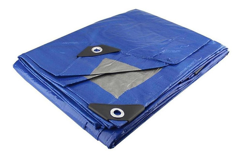 Lona Uso Ligero Azul Reforzado 110gr Para Toldo 3x4m Santul