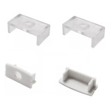 Kit Accesorios Blanco Para Perfil Aluminio Per-01 Demasled