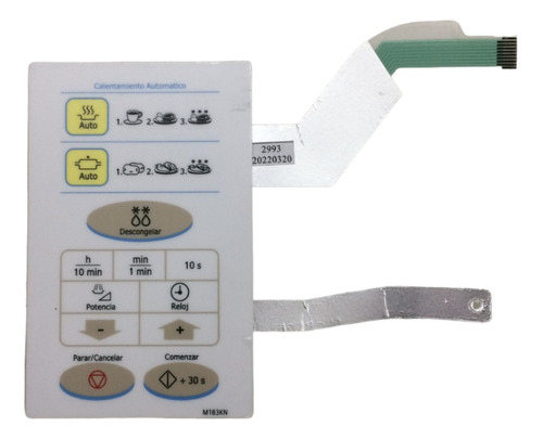 Panel Membrana De Microondas Samsung M183kn