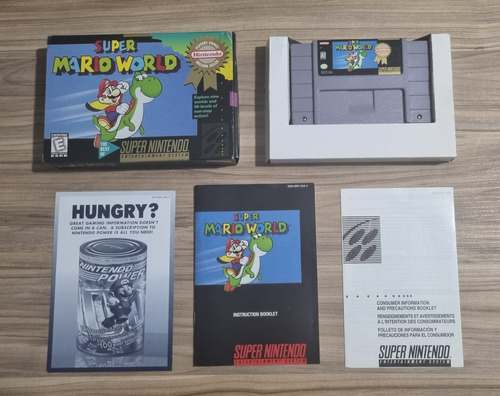 Super Mario World Snes Original Cib Rara