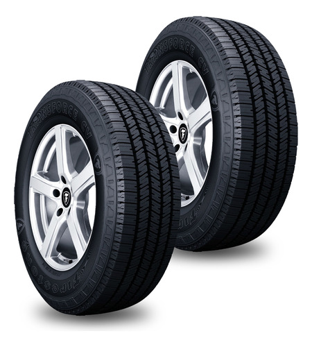 Kit X2 195 R14c Firestone Transforce Cv 106/104r