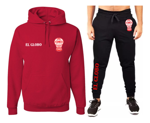 Conjunto Buzo+jogging-futbol-huracan