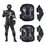 Rodilleras Coderas Tácticas Swat Airsoft Protección 