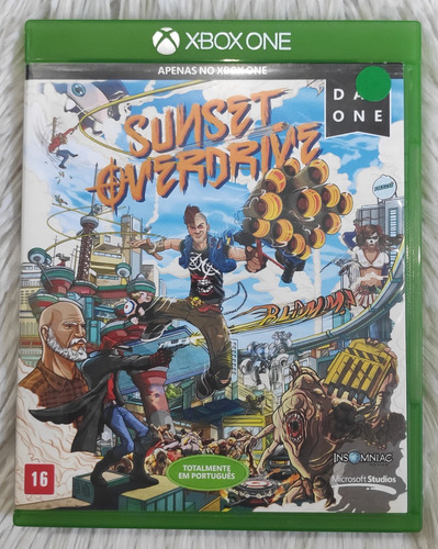 Jogo Sunset Overdrive (xbox One, Mídia Física)