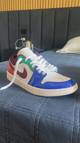 Air Jordan 1 Low Multi-color Royal Toe - 40br