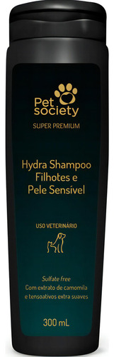 Shampoo Hydra Pet Society Pets Filhotes E Com Pele Sensível