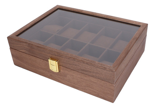 Estuche De Almacenamiento Para Relojes Caja De Madera Con 10