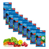 Kit 9 Clorin Salad Para Higienizar Alimentos Morango Legumes