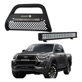 Kit Burrera Ultra Bar Toyota Hilux 2023 + Barra Luz Led