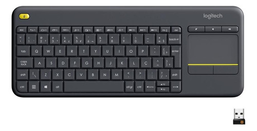 Teclado Smarttv Celular Tablet Logitech K400 Plus Português