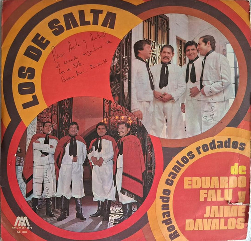 Los De Salta* Rodando Cantos Rodados* Vinilo Autografiado*