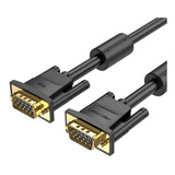 Cable Vga 5 Mts Monitor Video Con Filtro De Ferrite Vention