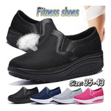 Transpirable Malla Zapatos Cómodos Plataforma Fitness Zapati