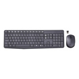 Kit Teclado E Mouse Sem Fio Logitech Mk235 Com Recpetor Nano