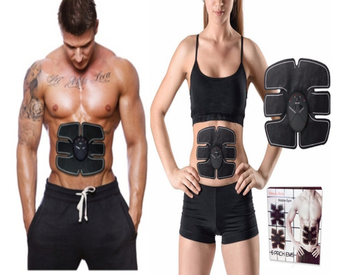 Electro Estimulador Abdomen Gym Muscular Smart Fitness 