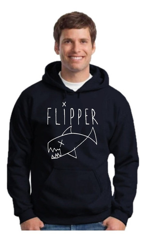 Buzo Canguro Nirvana - Flipper - Hoodie Con Capucha Unisex