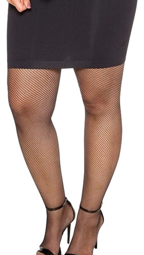 Meia Calça Lupo Loba 17610 Plus Size Arrastão Poliamida 