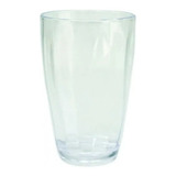 Vaso Acrilico Transparente Facetado Moderno Oferta