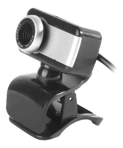 Web Cam Brazilpc V4 1.5m Com Microfone Preta/prata