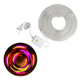 Kit Manguera Exterior Luz Neon Rgb 5 Mts + Fuente 5 Modos