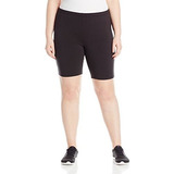 Just My Size - Short De Punto Para Mujer, Jersey Elástico, 