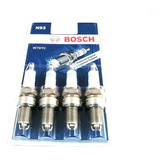 4 Bujías Bosch 3 Electrodos Vw Vocho Fuel Injection 1600