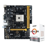 Kit Processador Amd Athlon 3000g Vega 3 B-b350m Biostar Am4