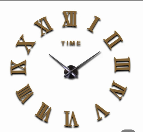 Reloj De Pared 3d Análogo 100x100cm