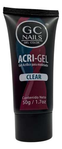 Acri-gel Para Modelado Uñas Rosa, Blanco Y Cristal. Gc Nails Color Clear