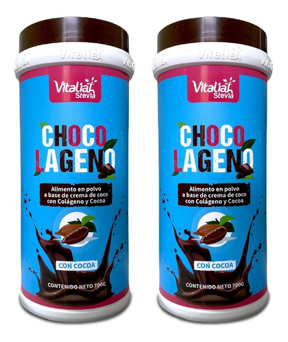 Chocolageno Con Cocoa X 2 700g - g a $86