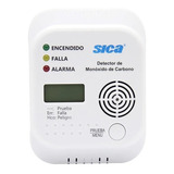 Detector De Monoxido De Carbono A Pilas Con Display Sica