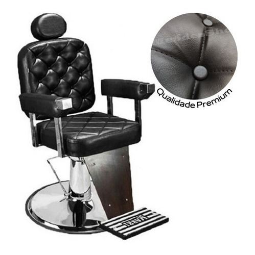 Cadeira De Barbeiro Para Salão Beleza Barbearia Reclinavel