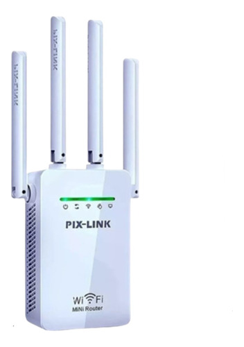 Repetidor Wifi 2800m 4 Antenas Amplificador De Sinal Forte