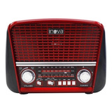 Rádio Retro Portátil Inova Rad-8391 Vermelho