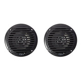 Bocinas Impermeables Jensen Ms5006br Negros De Doble Cono