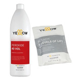 Agua Oxigenada Yellow 40+decolorante Yellow Keratina 50g