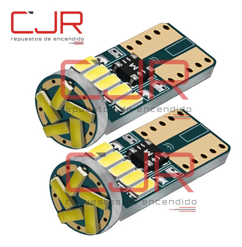 Lampara T10 Interior Ultra Blanco Bivoltaje Canbus X 2 