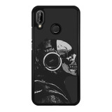 Funda Case Para Huawei Calavera Musica Audifonos Tum