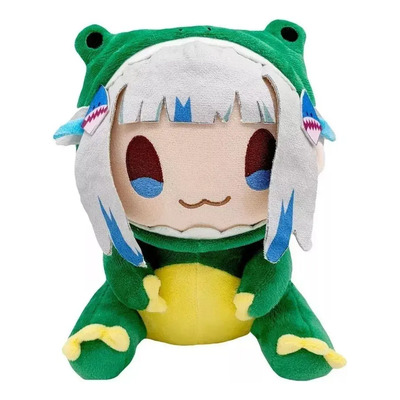 Wawa Muñeca De Peluche Mm Verde Hololive Gawr Gura Dino ..