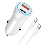 Cargador De Coche Para iPhone 15 [certificado Mfi] Adaptador