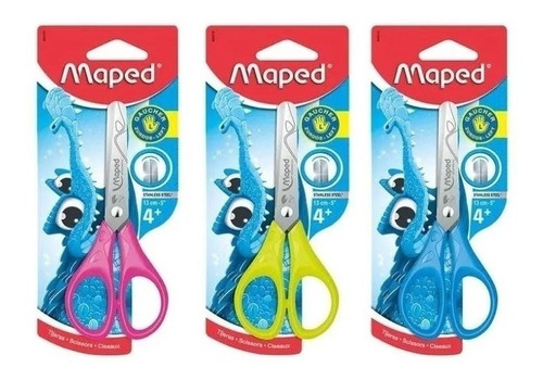 Tijera Escolar Maped Essentials Para Zurdos 13cm