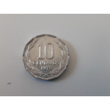 Moneda Chile 10 Centavos 1978 Al Xf (x1156