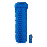 Colchón Inflable Naturehike Nh19z012-p Color Azul De  59cm X 198cm X 6.5cm