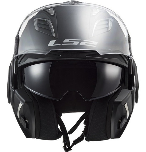 Casco Rebatible Ls2 900 Valiant 2 Negro Mate - En Teo Motos