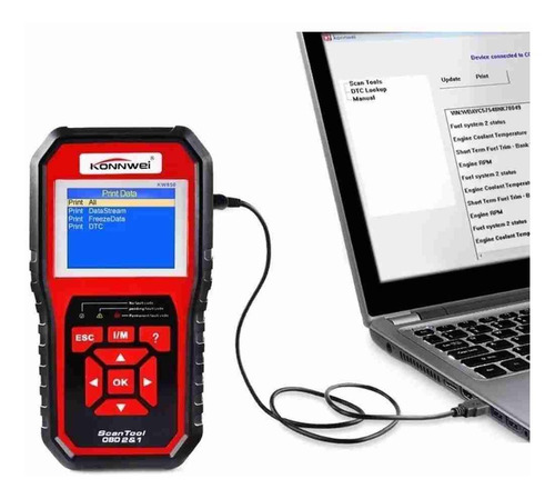 Scanner Automotriz Konnwei Kw 850 Remplazo Autel Al419 + Reg