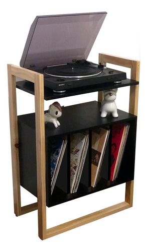 Mueble Para Tornamesa Y Vinilos Caser - Audio Mix